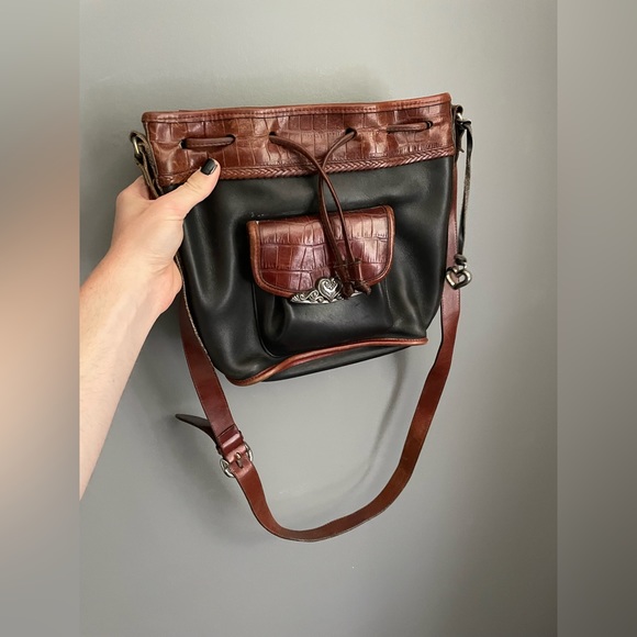 Brighton Handbags - Vintage Brighton Bucket Handbag